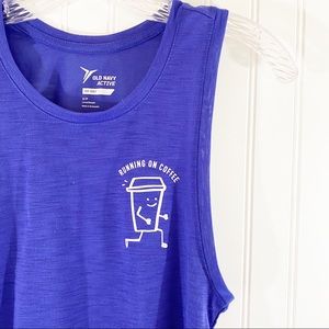 RUNNING ON COFFEE Tank Top